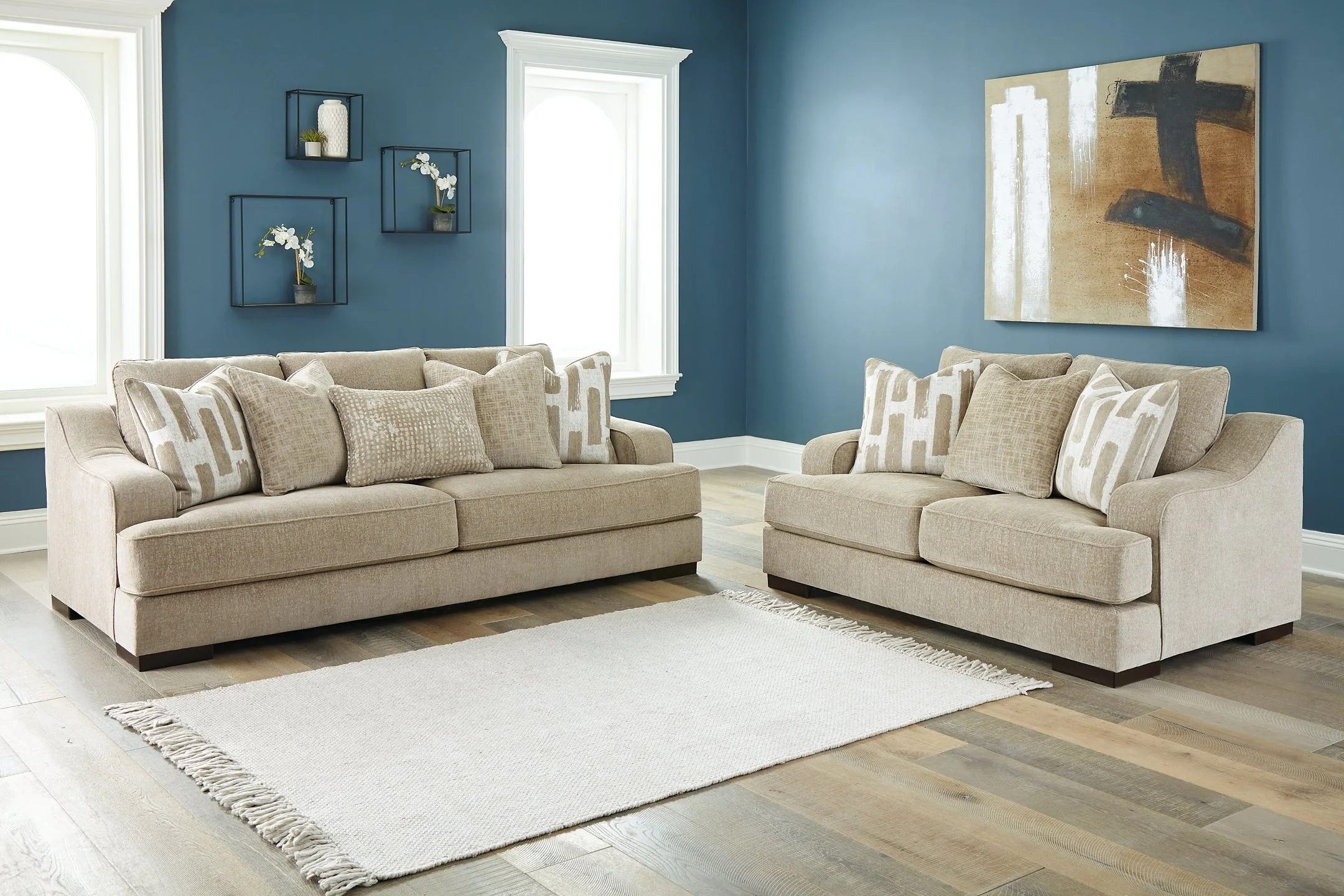 Lessinger Sofa, Loveseat, Chair and Ottoman - Image 14