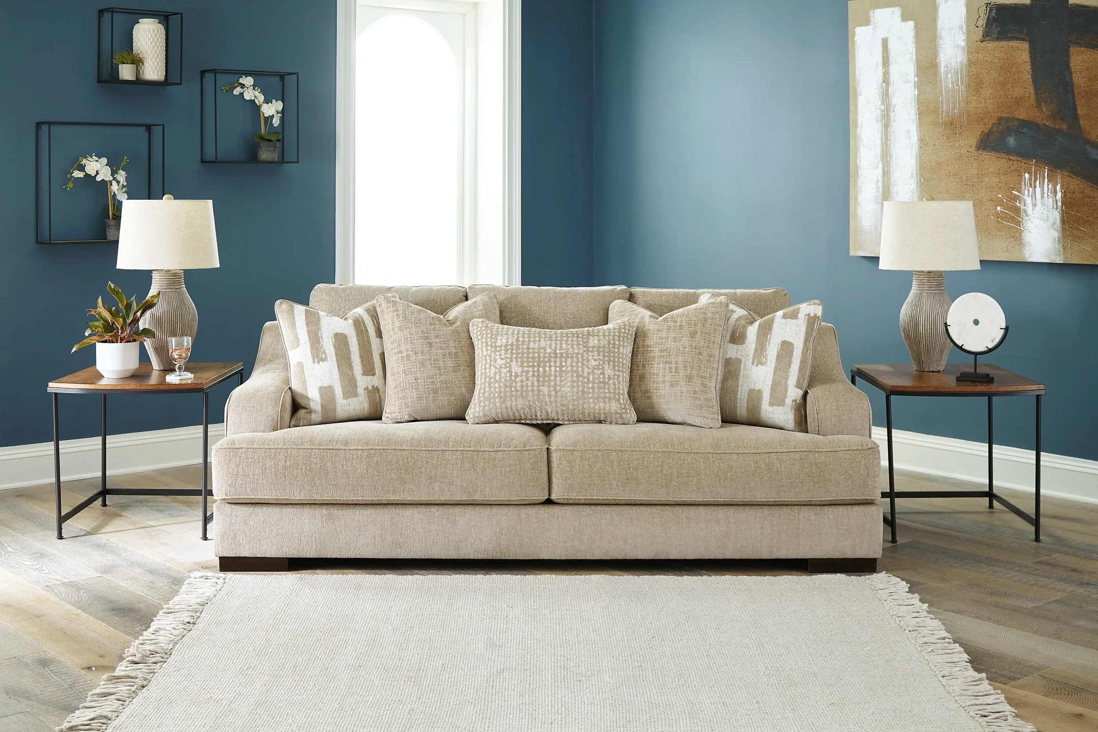 Lessinger Sofa, Loveseat, Chair and Ottoman - Image 18