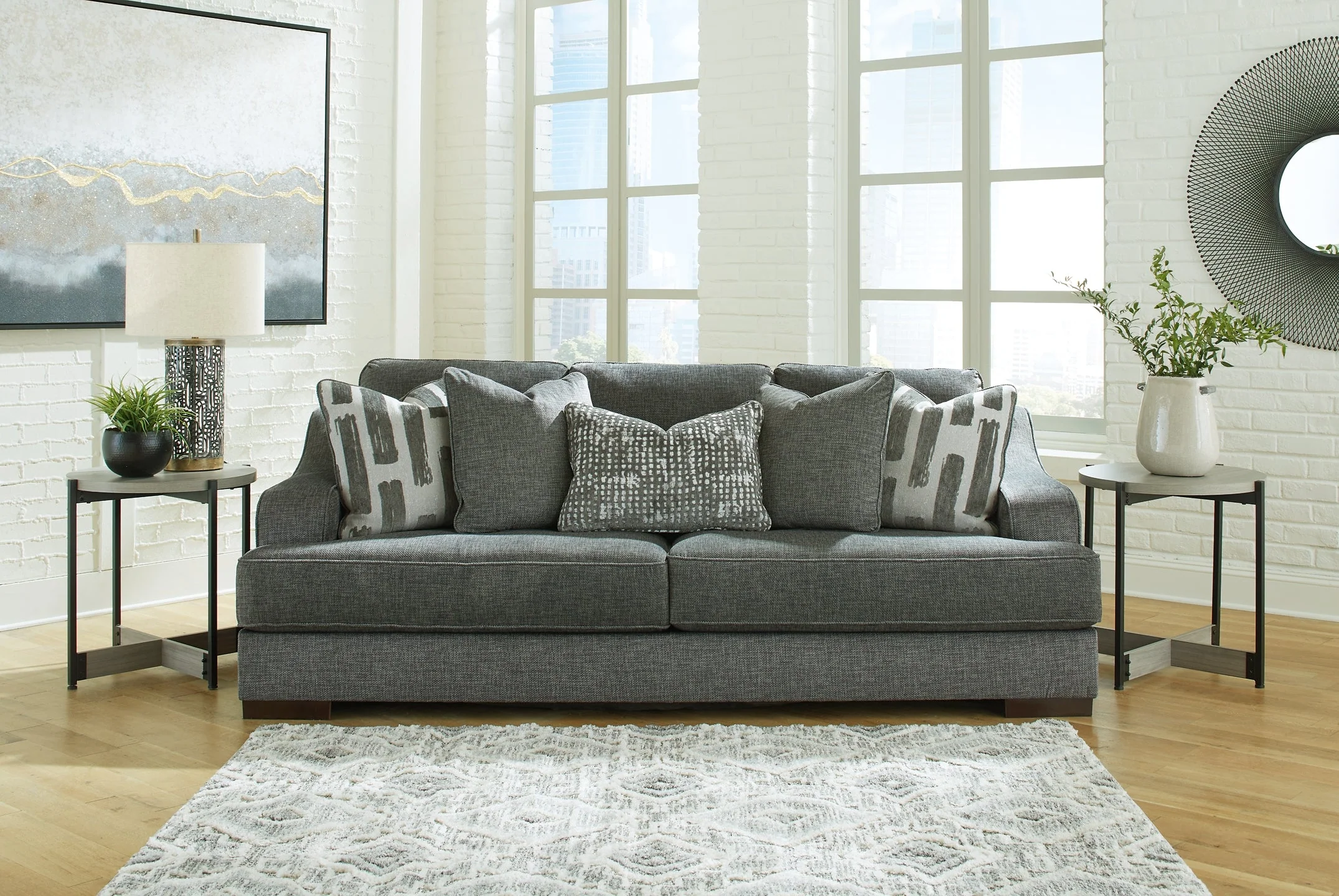 Lessinger Sofa, Loveseat, Chair and Ottoman - Image 14
