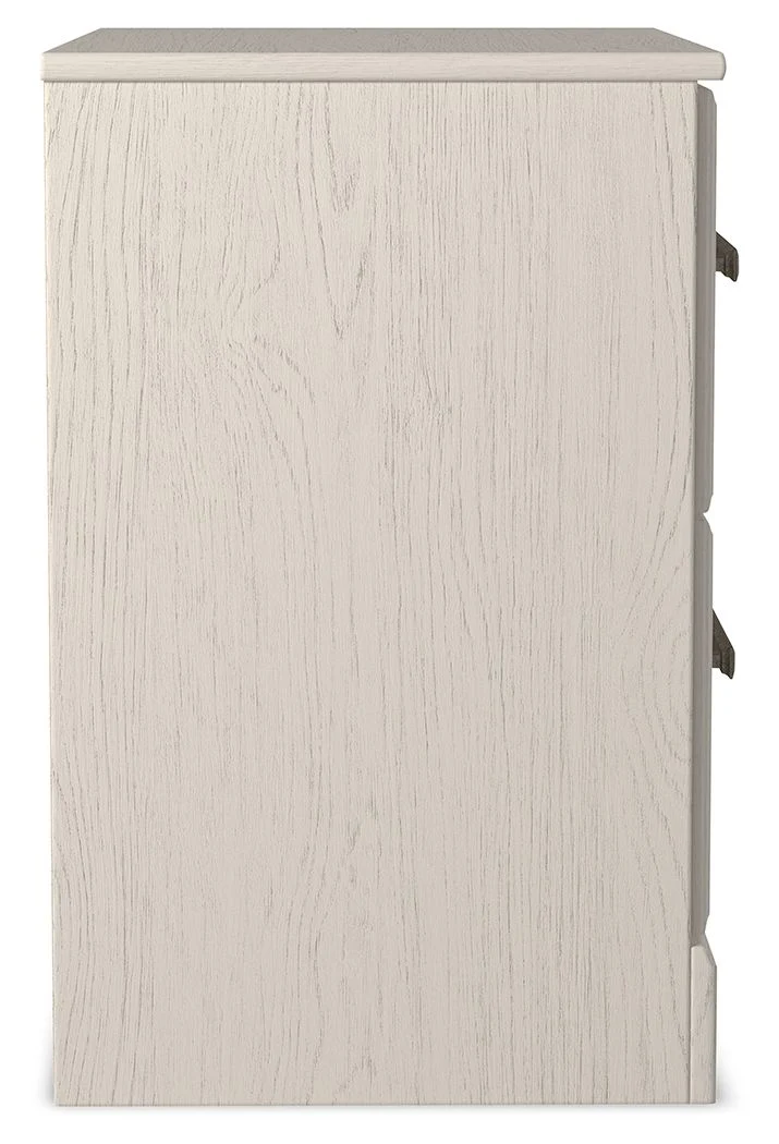 Stelsie - Two Drawer Night Stand - White - Image 2
