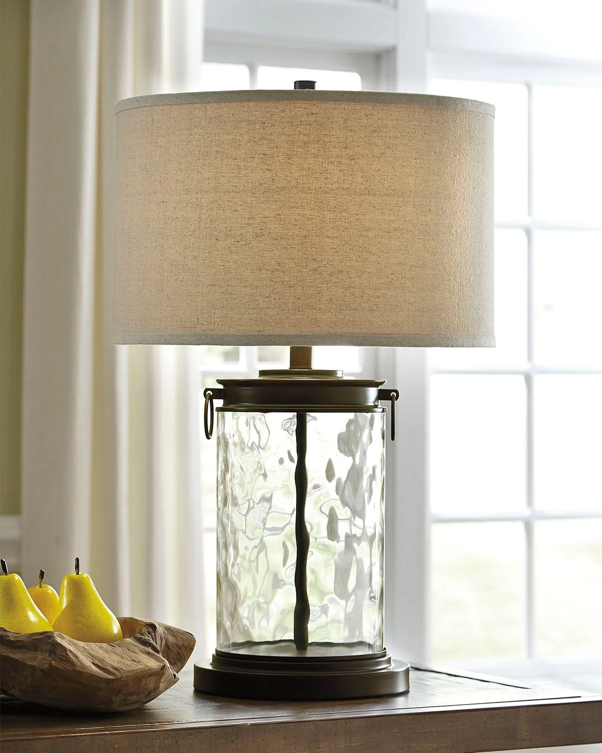 Tailynn - Glass Table Lamp - Clear / Bronze Finish - Image 2