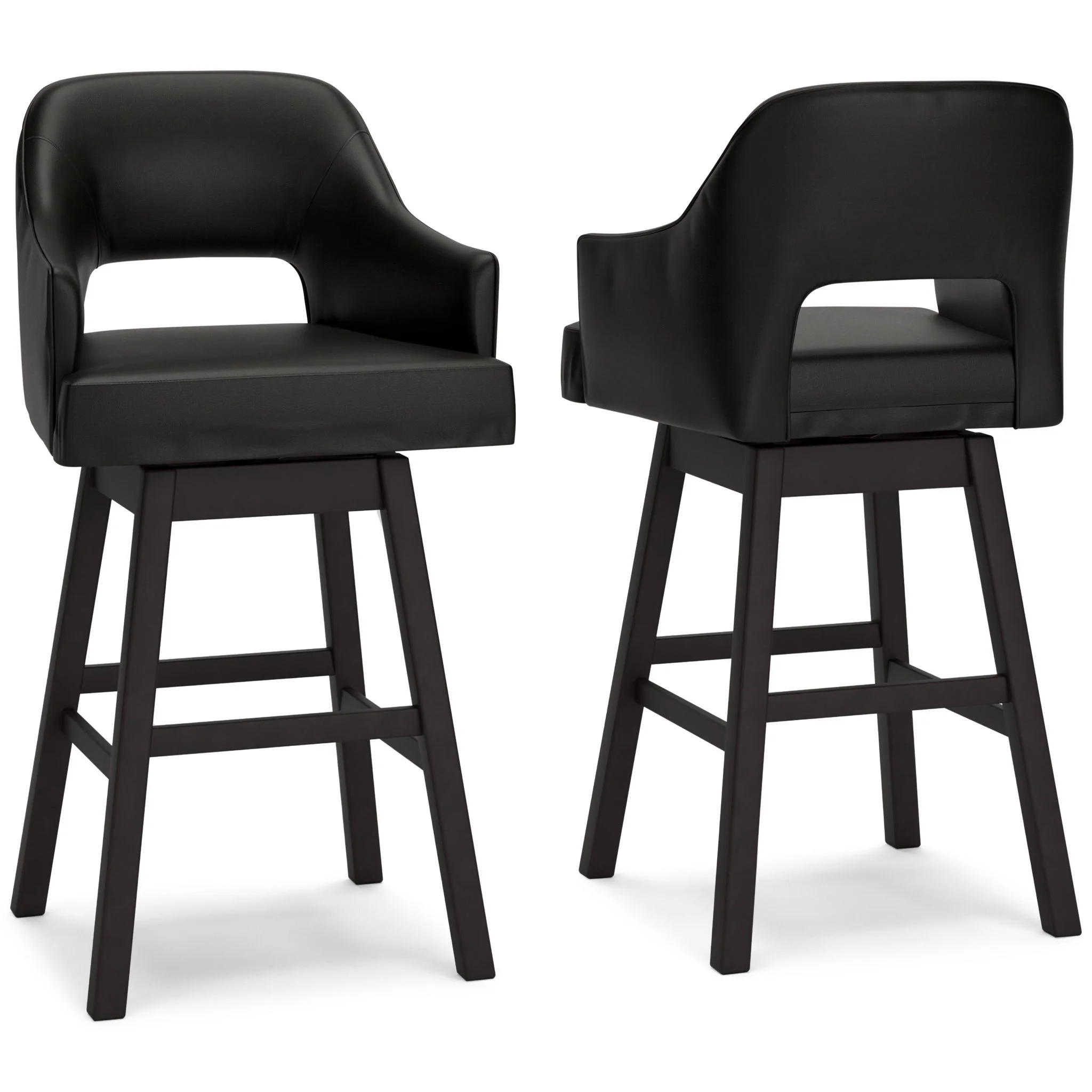 Tallenger - Upholstered Swivel Barstool (Set of 2) - Image 2