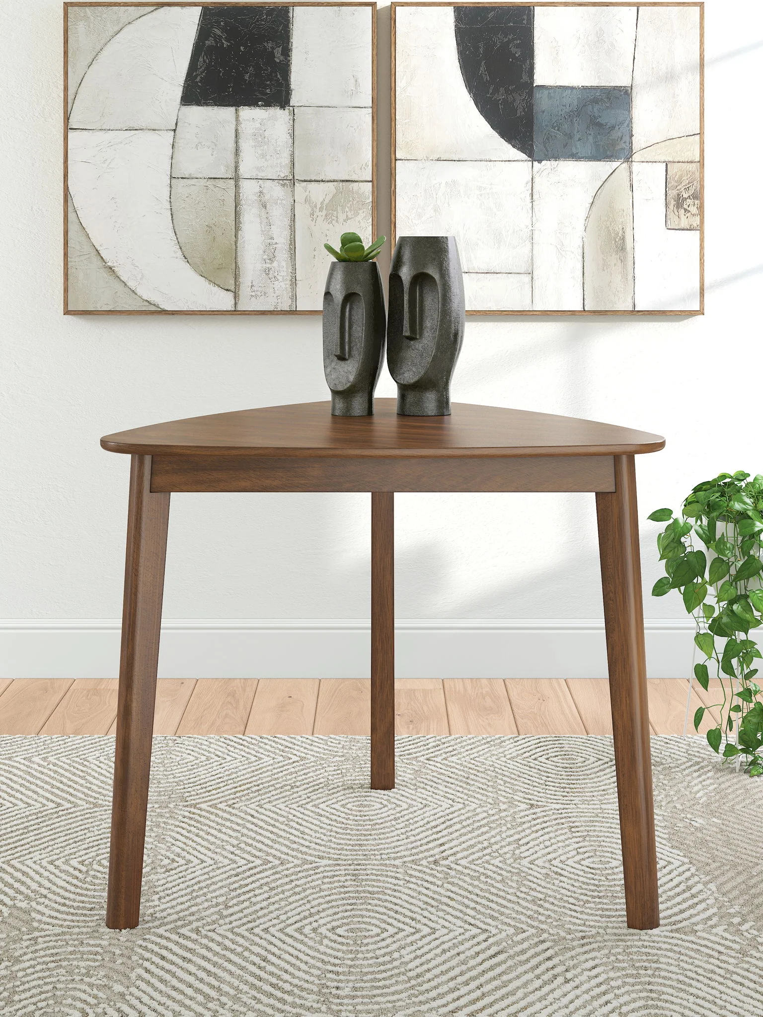 Tameride - Triangle Dining Room Table - Brown - Image 3