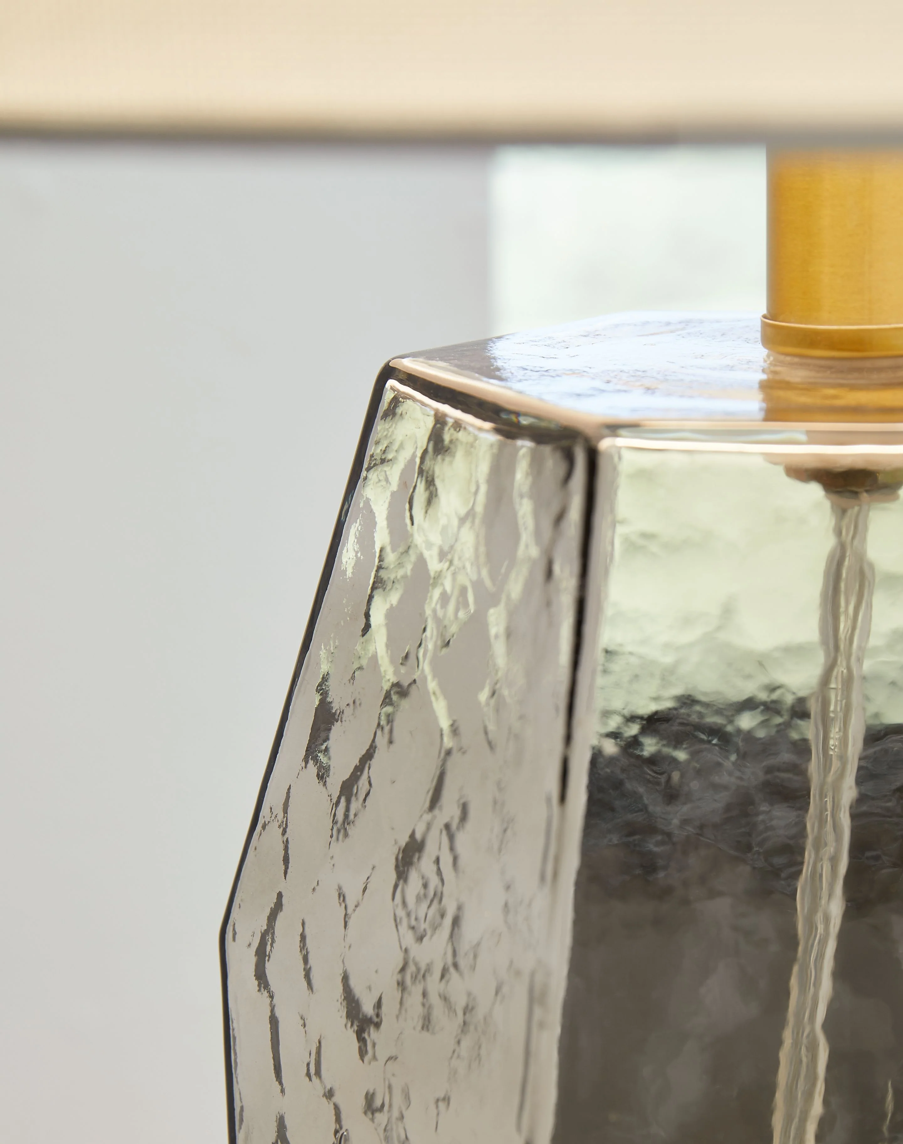 Taylow - Glass Table Lamp - Gray - Image 2