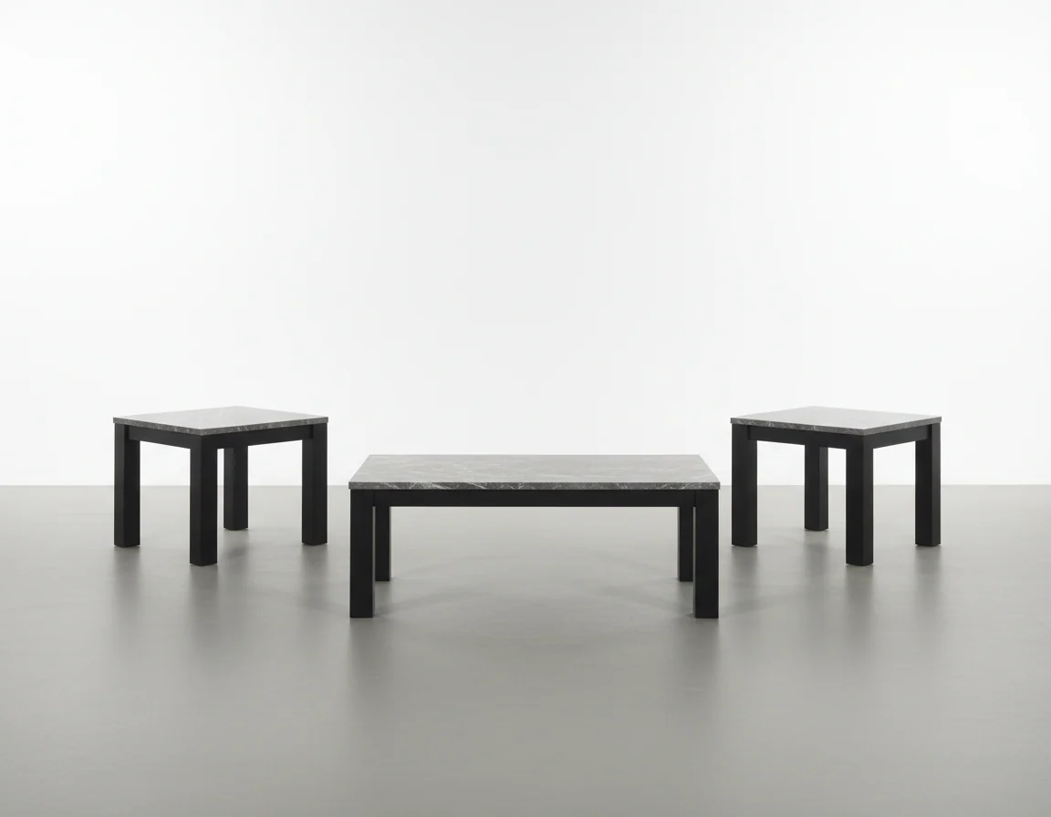 Theo Gray Coffee and 2 End Tables - Image 2