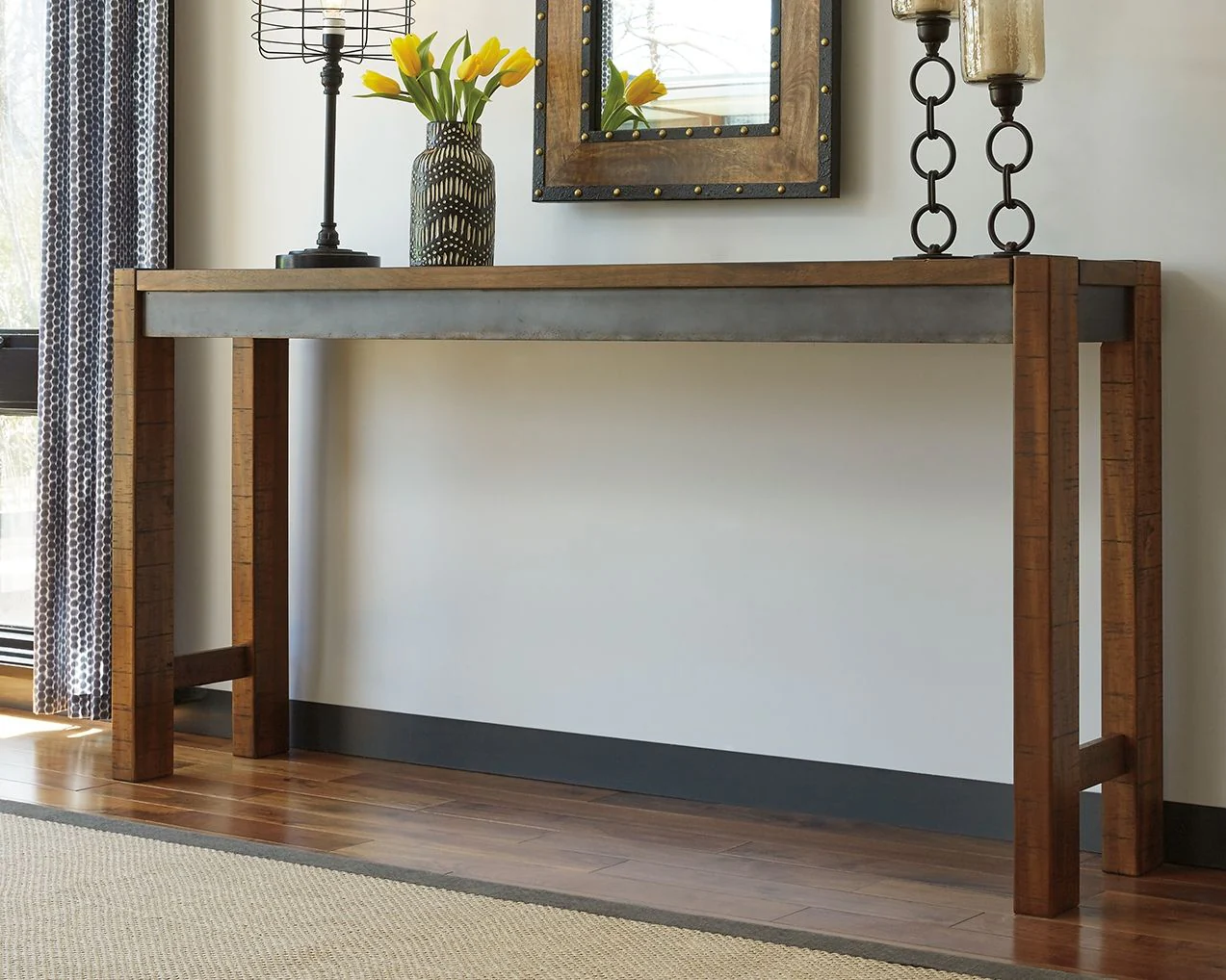 Torjin - Long Counter Table - Dark Brown - Image 3