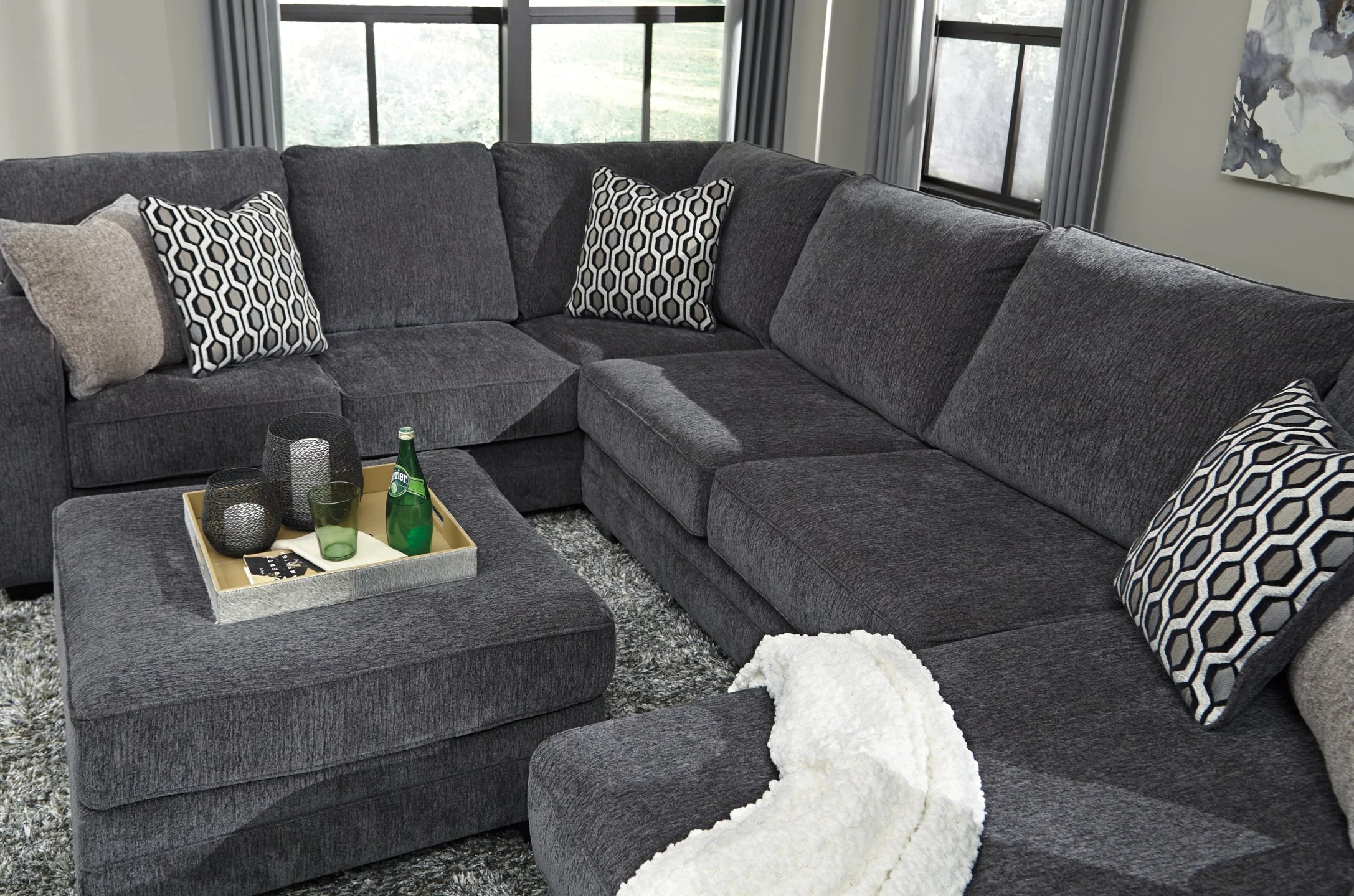 Tracling Oversized Accent Ottoman - Image 4