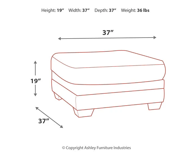 Tracling Oversized Accent Ottoman - Image 5