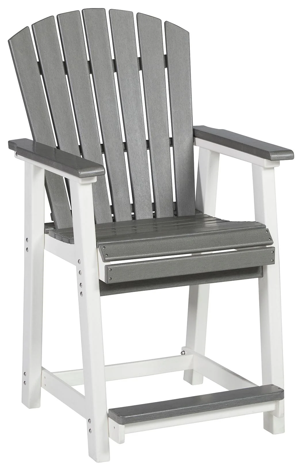 Transville - Barstool (Set of 2) - Gray / White - Image 3