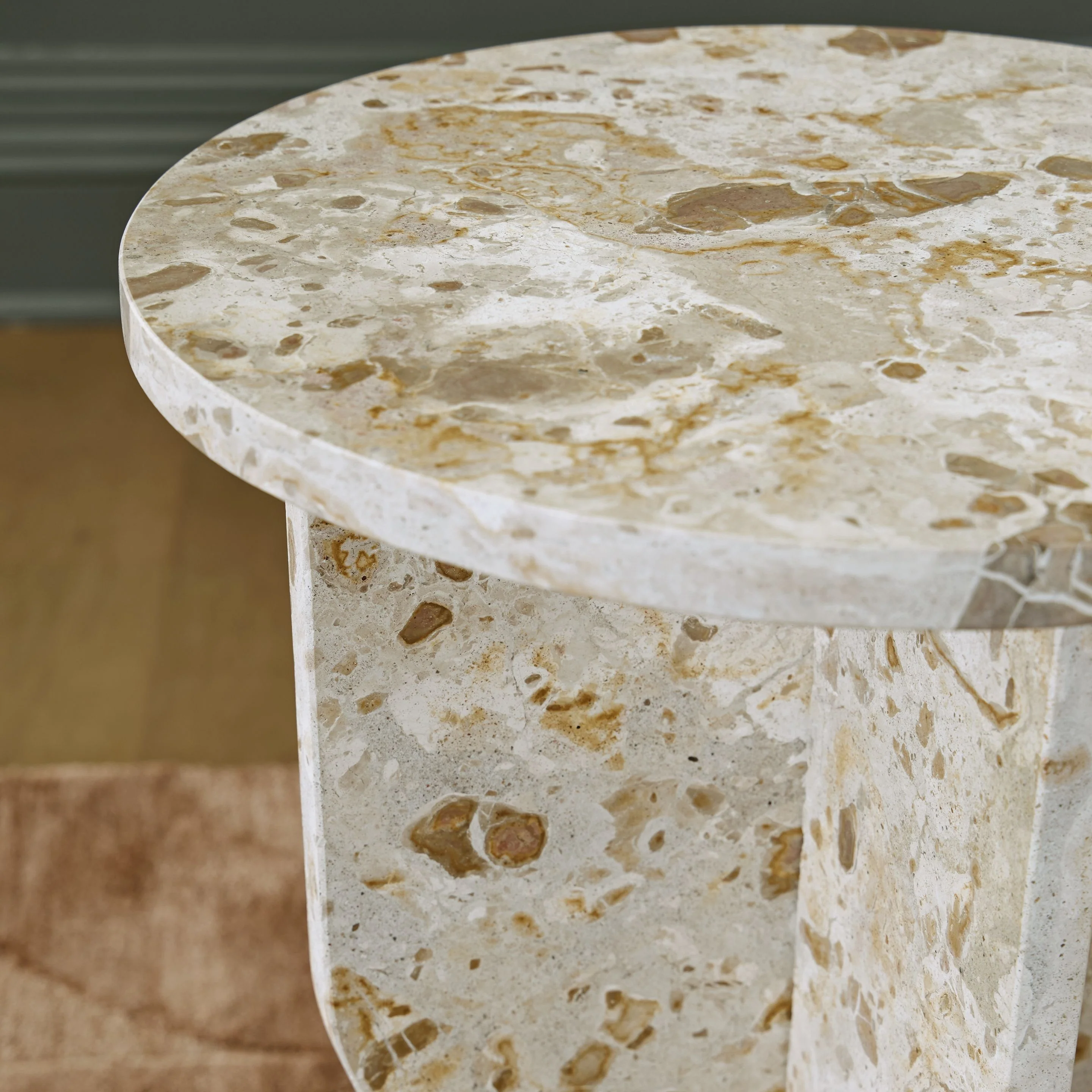 Treygan - Accent Table - Beige - Image 3
