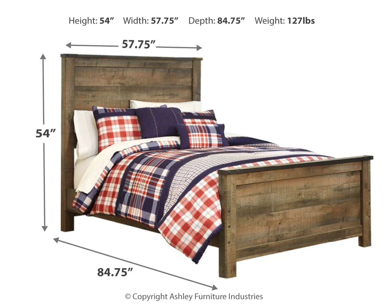 Trinell - Panel Bed - Image 18