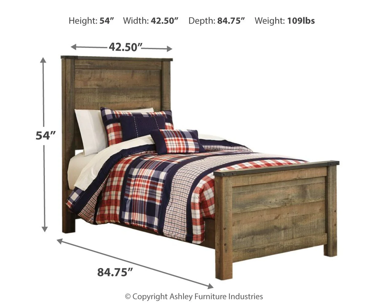 Trinell - Panel Bed - Image 21