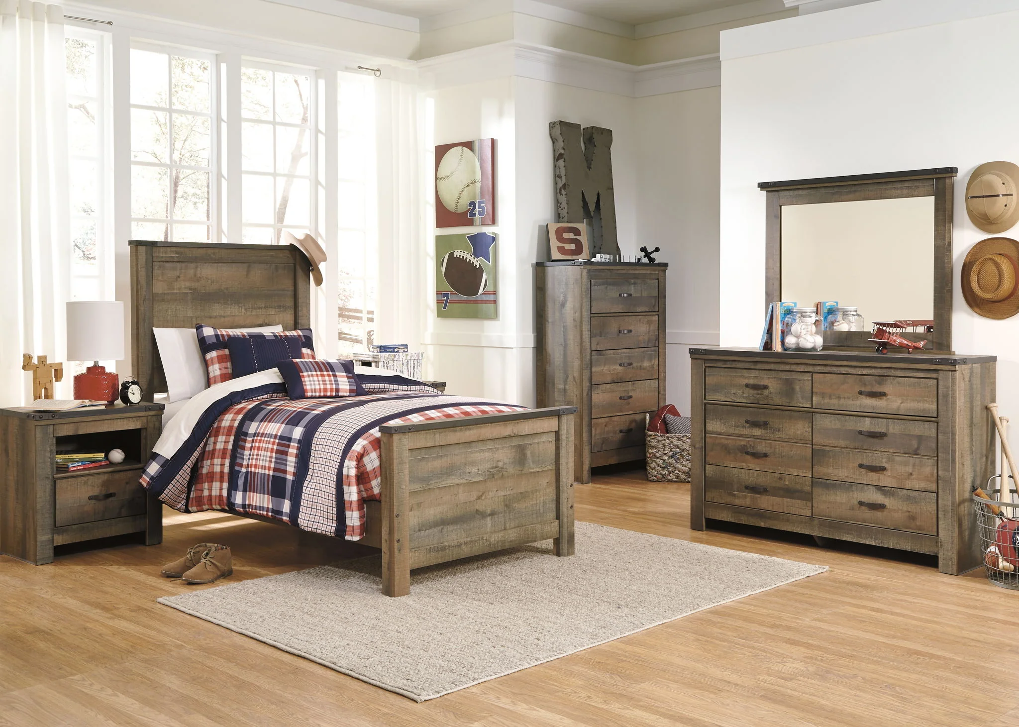 Trinell - Panel Bed - Image 22