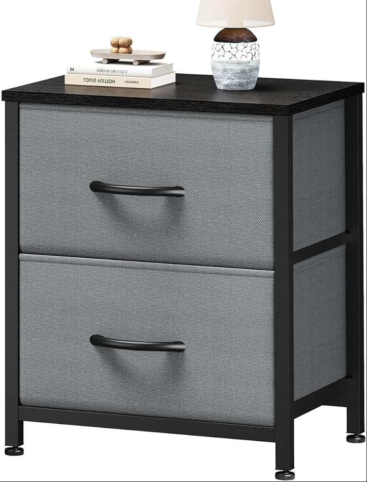 Vekner Two-Drawer Nightstand Choose Your Color!