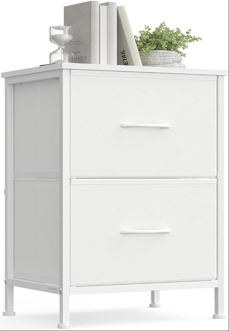 Vekner Two-Drawer Nightstand Choose Your Color! - Image 3