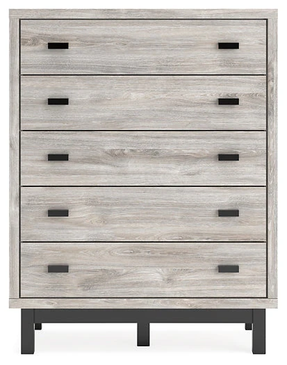 Vessalli Five Drawer Wide Chest - Image 5