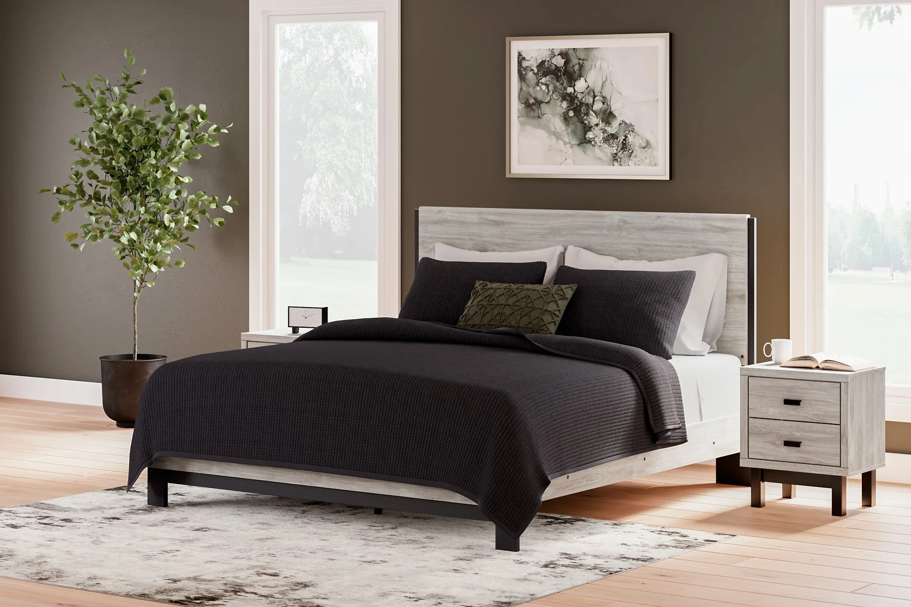 Vessalli Queen Panel Bed - Image 3