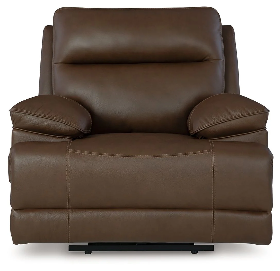 Vonryan - Power Recliner / Adj Headrest - Tobacco - Image 4