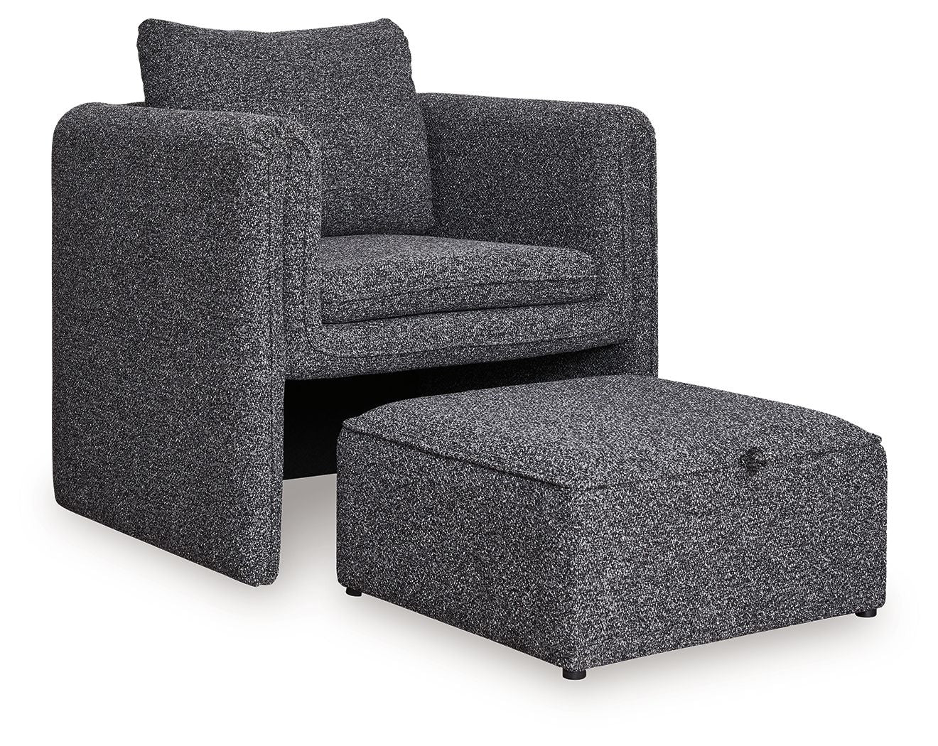 Vreni - Accent Chair - Charcoal / Black - Image 4