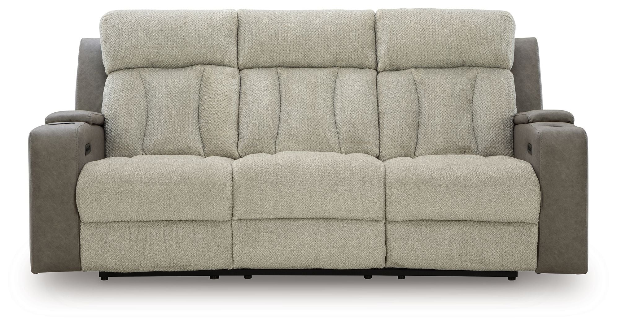 WhipLash - Power Reclining Sofa With Adj Headrest - Sisal - Image 3