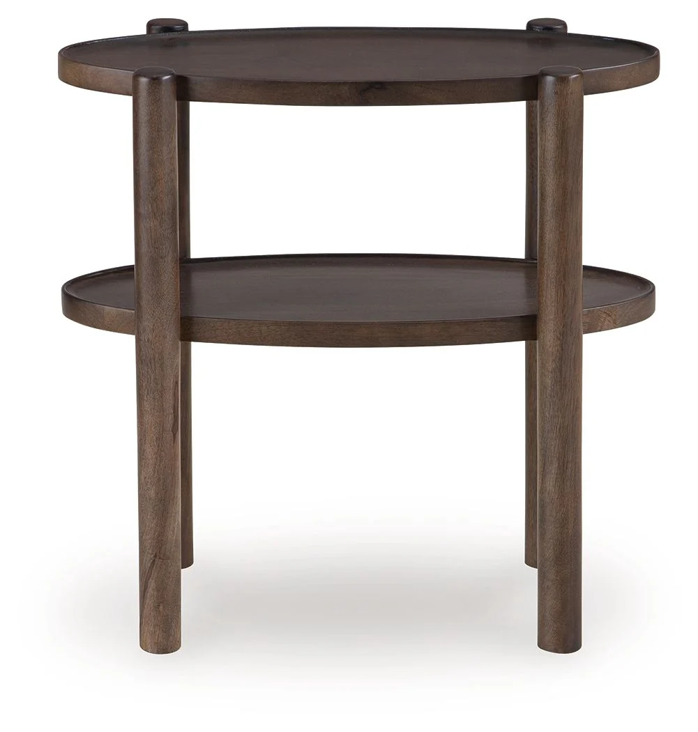 Wiattbury - Accent Table - Gray Brown - Image 2