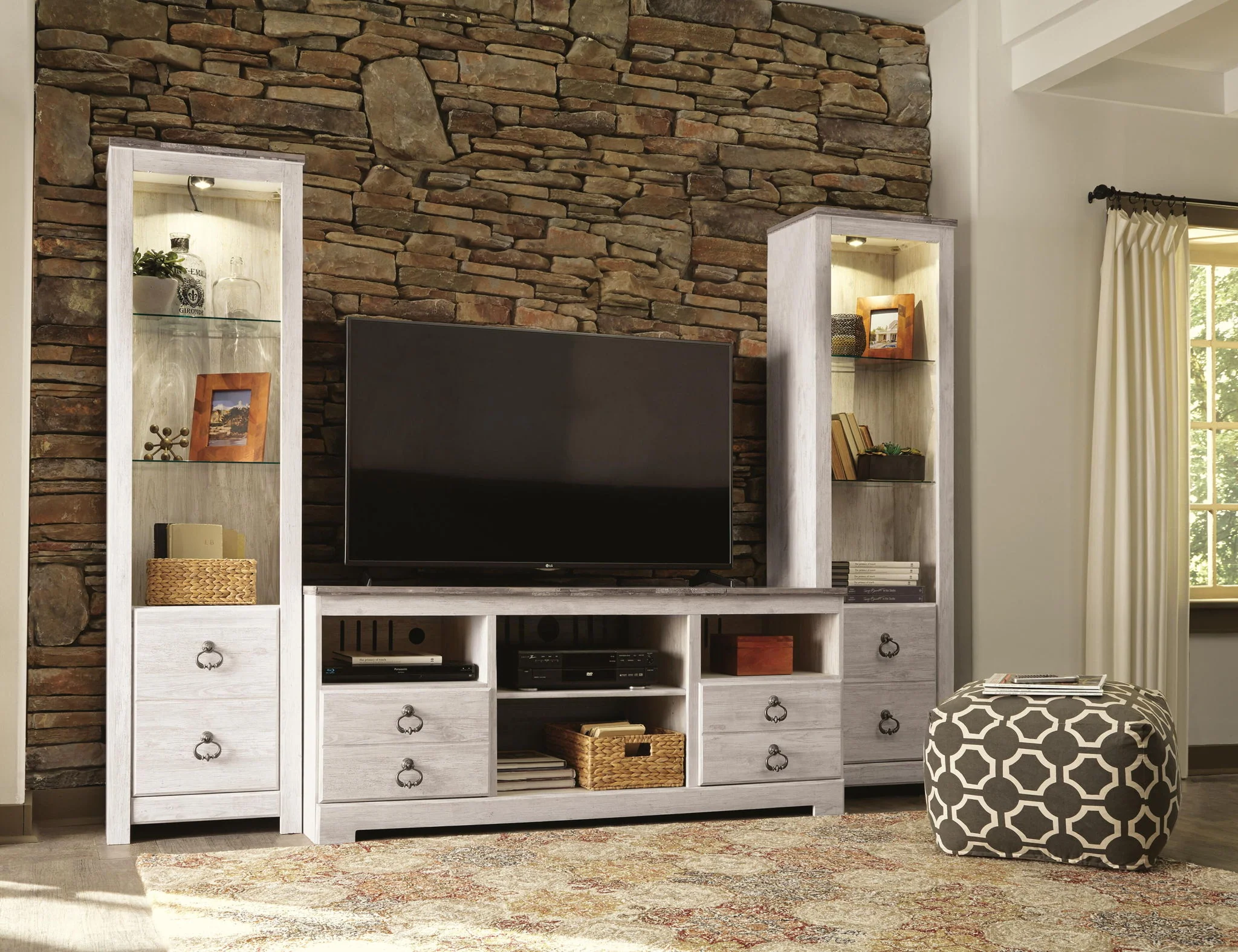 Willowton - Entertainment Center With Fireplace Option - Image 10