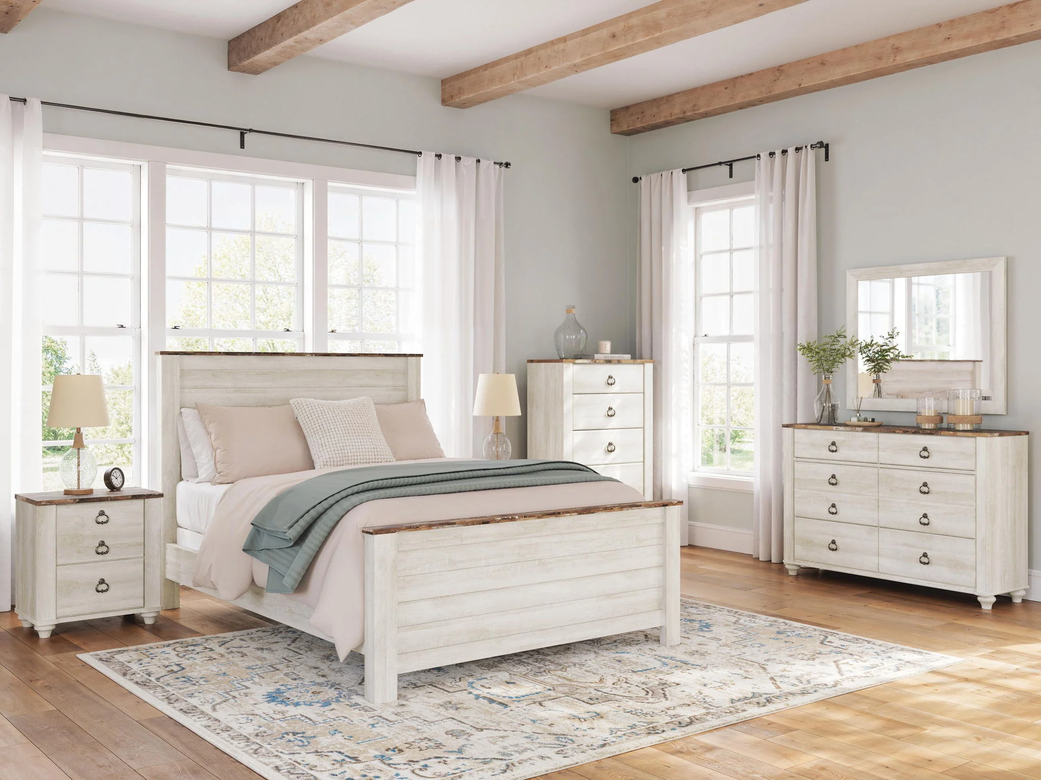 Willowton - Panel Bed - Image 11