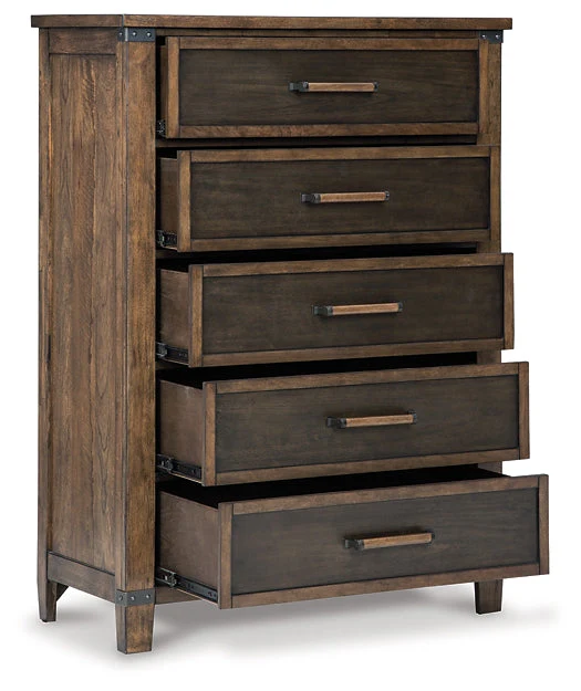 Wyattfield Five Drawer Chest - Image 3