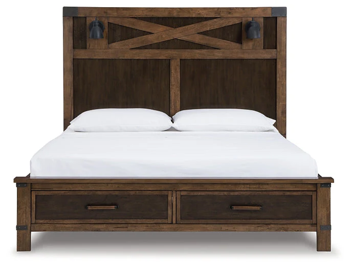 Wyattfield Queen Panel Bed with Storage - Image 11